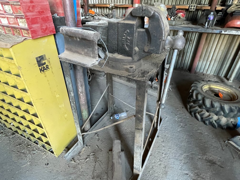 Large Vise with Table