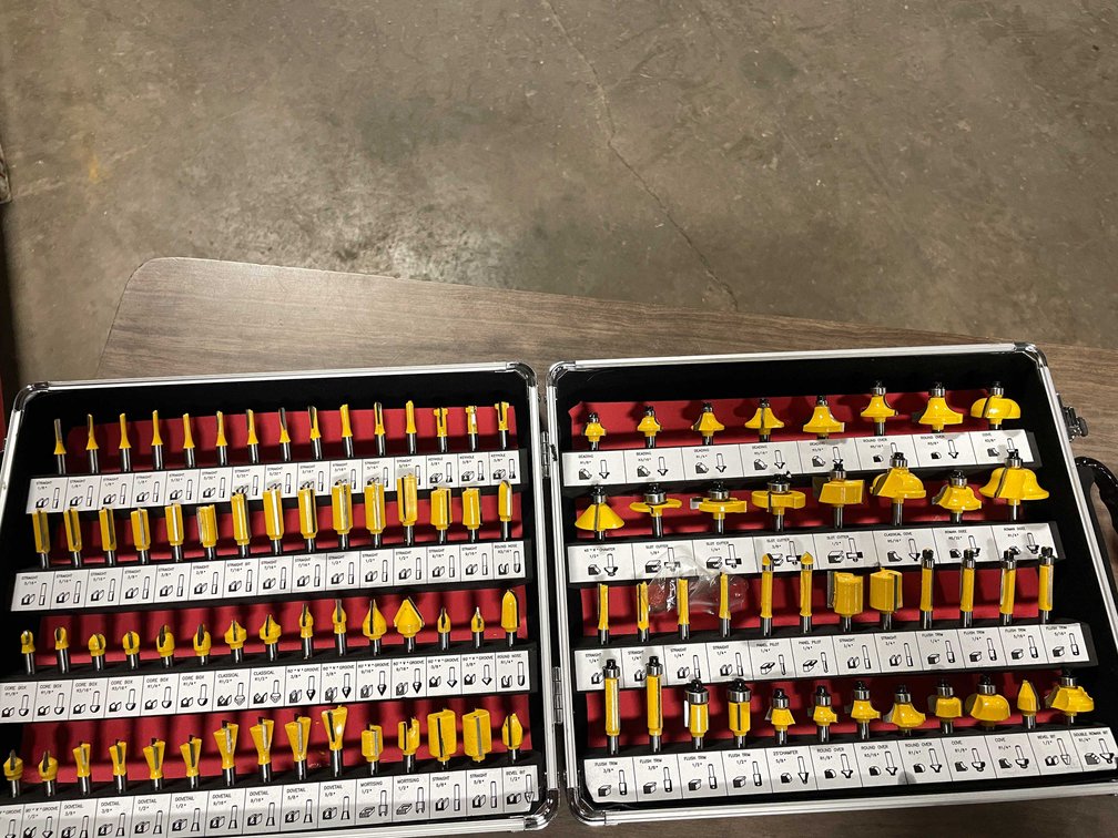 (100) Piece Router Bit Set (CW)