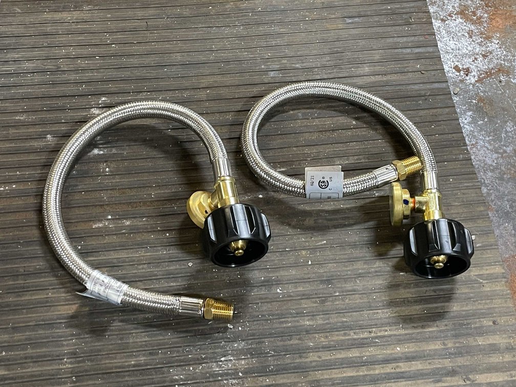 RV LP Propane Hoses With Gauges  (PR10)