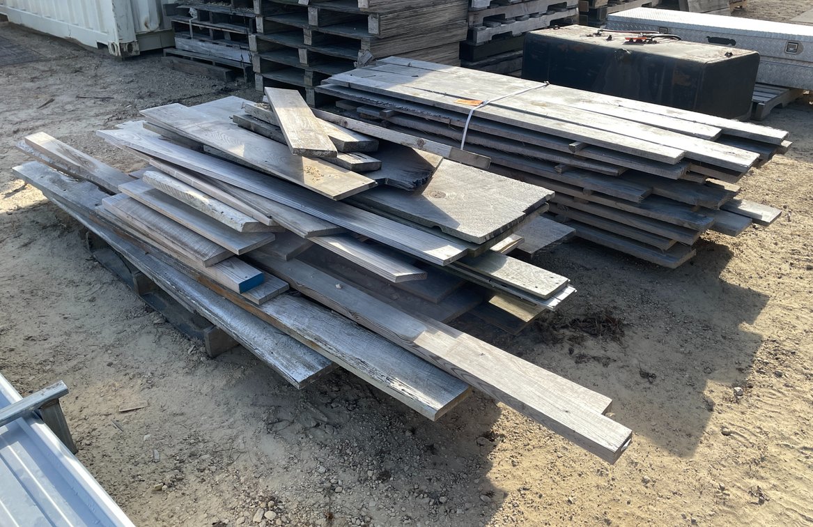 100 Board Feet Rough Cut Pine Boards