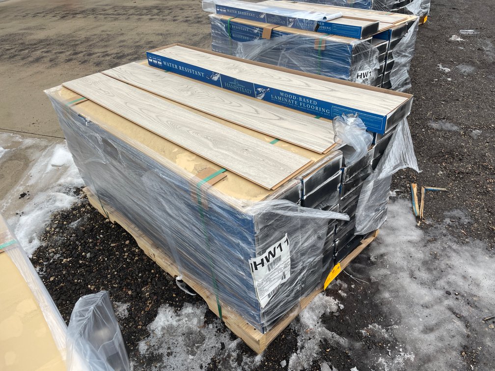 842 Sq. Ft. Color: Spotswood  WATER-RESISTENT Click Planks