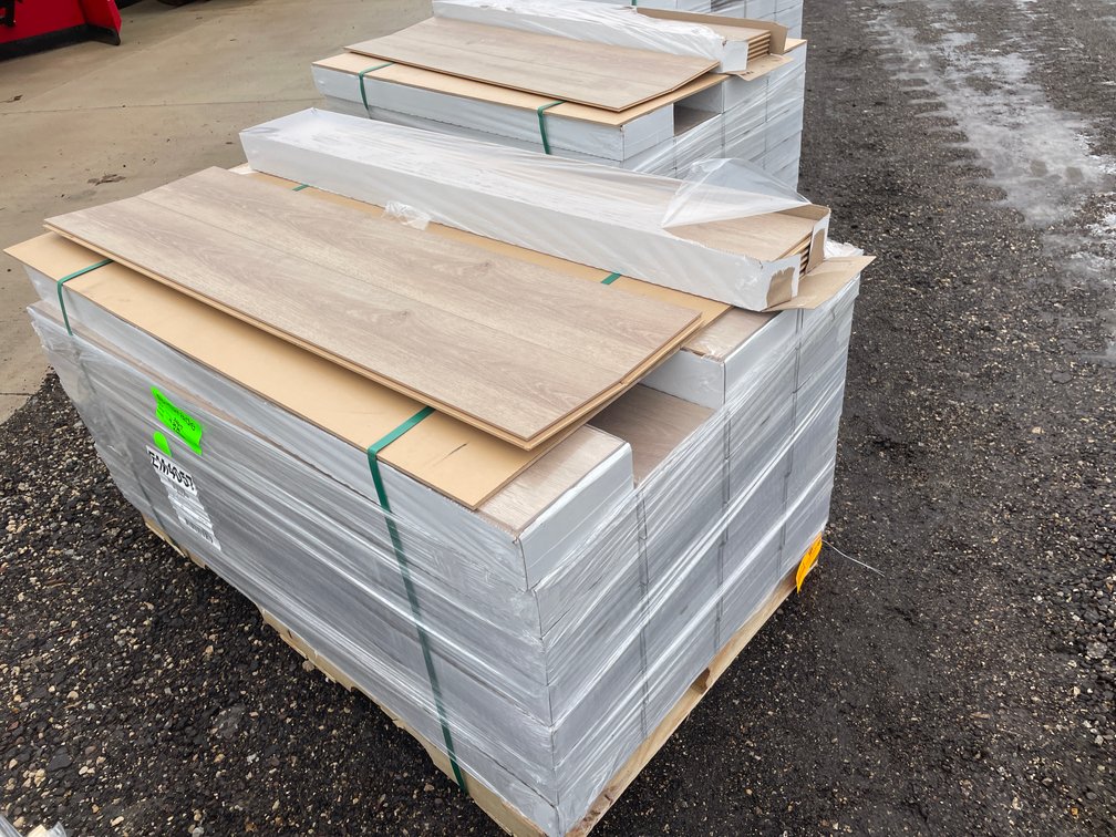 515.76 Sq. Ft. Color: Bannerman-Sand  WATER-RESISTENT Click Planks