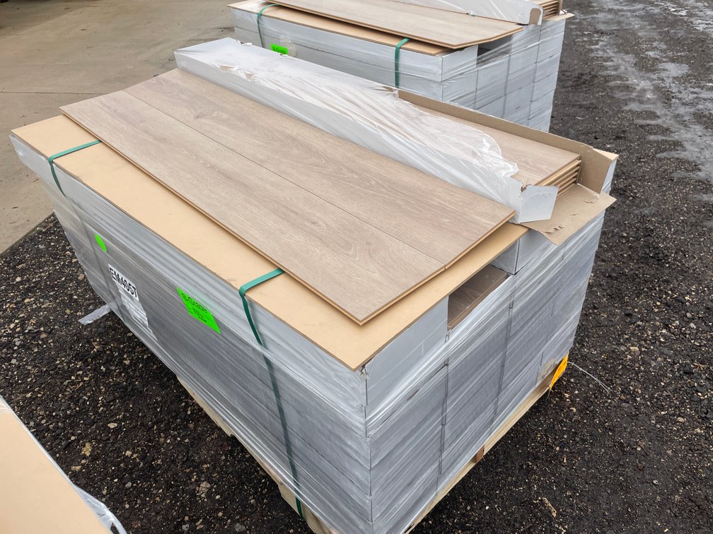515.76 Sq. Ft. Color: Bannerman-Sand  WATER-RESISTENT Click Planks