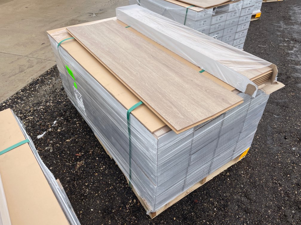 515.76 Sq. Ft. Color: Bannerman-Sand  WATER-RESISTENT Click Planks