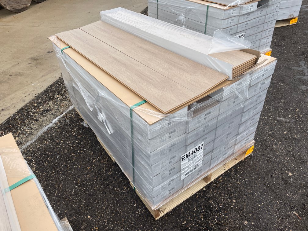 515.76 Sq. Ft. Color: Bannerman-Sand  WATER-RESISTENT Click Planks
