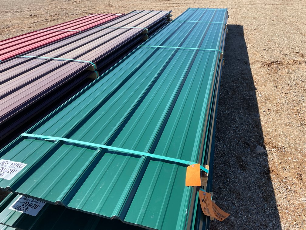 (20) Sheets of Evergreen Sheet Metal