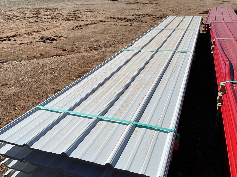 (20) Sheets of White Sheet Metal