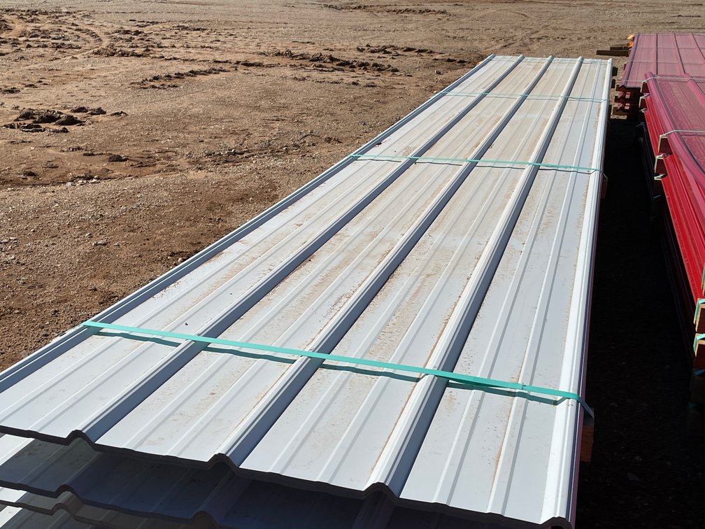 (20) Sheets of White Sheet Metal