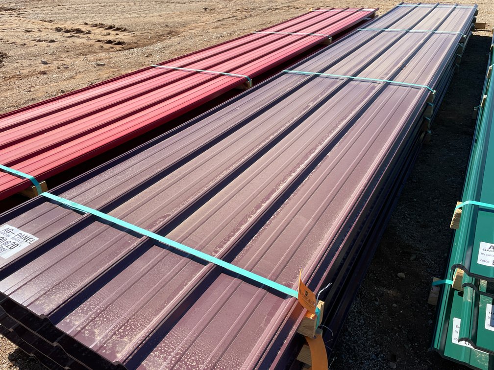 (20) Sheets of Boysenberry Sheet Metal