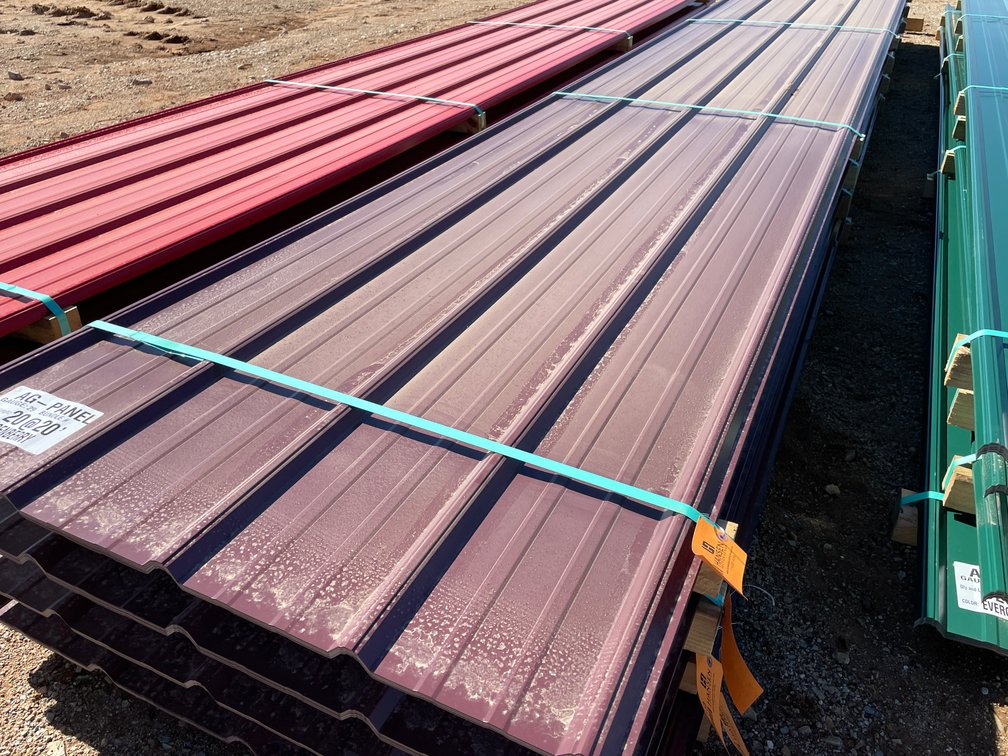 (20) Sheets of Boysenberry Sheet Metal