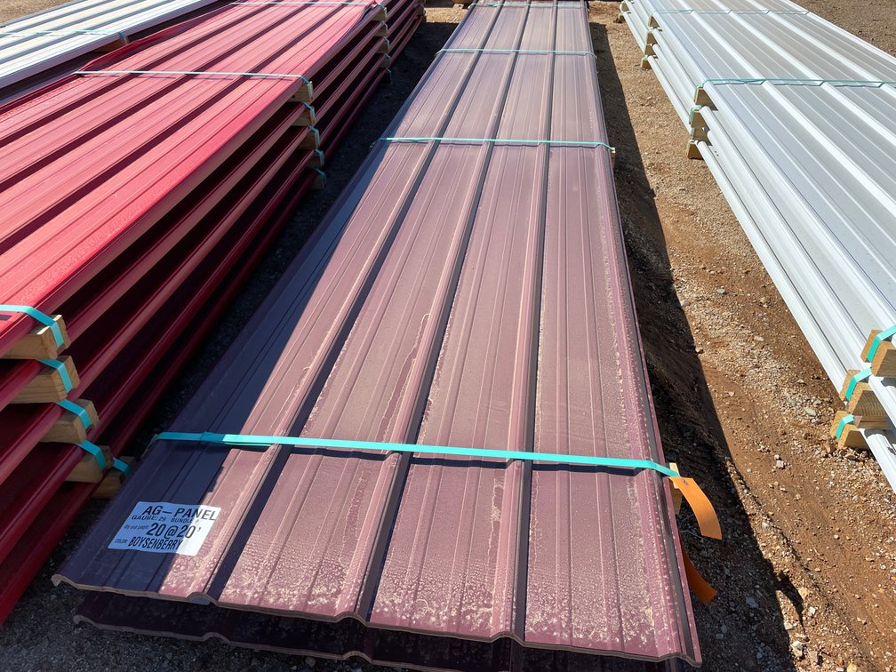 (20) Sheets of Boysenberry Sheet Metal