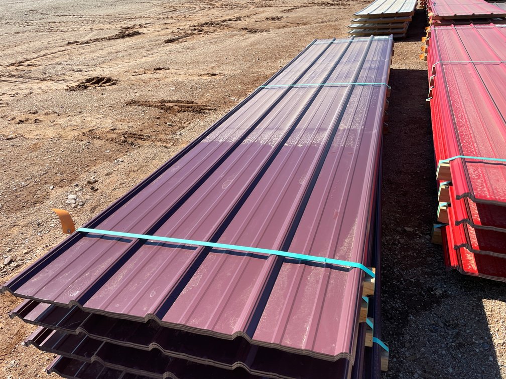 (25) Sheets of Boysenberry Sheet Metal
