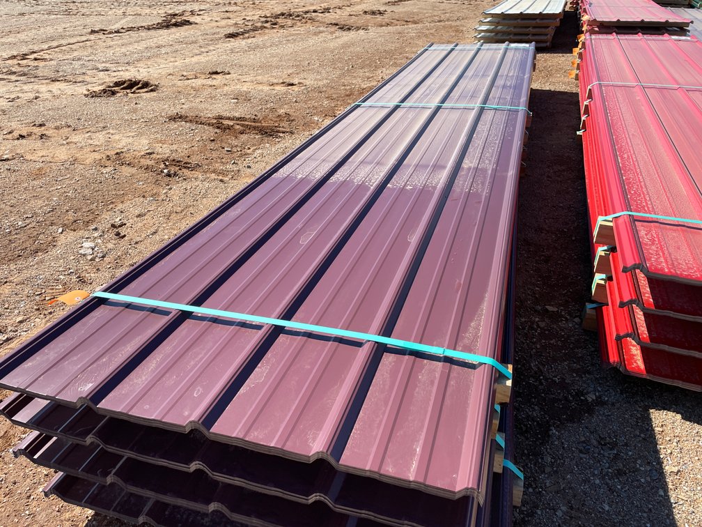(25) Sheets of Boysenberry Sheet Metal