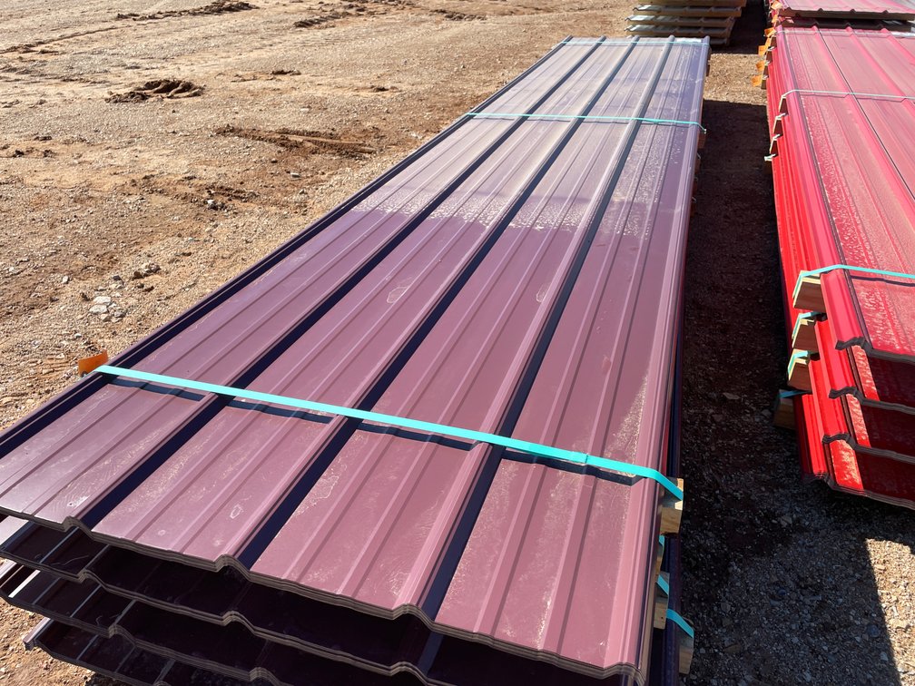 (25) Sheets of Boysenberry Sheet Metal