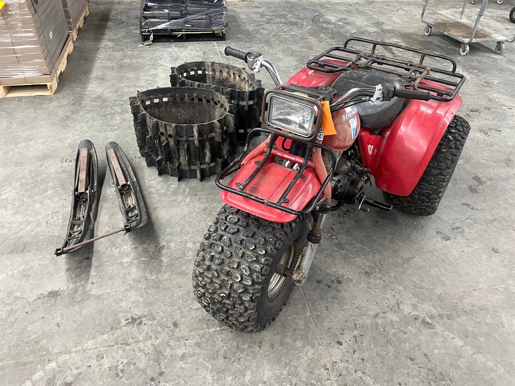 1983 Honda 200E Big Red 3-Wheeler (No Registration Card, Bill of Sale Only)