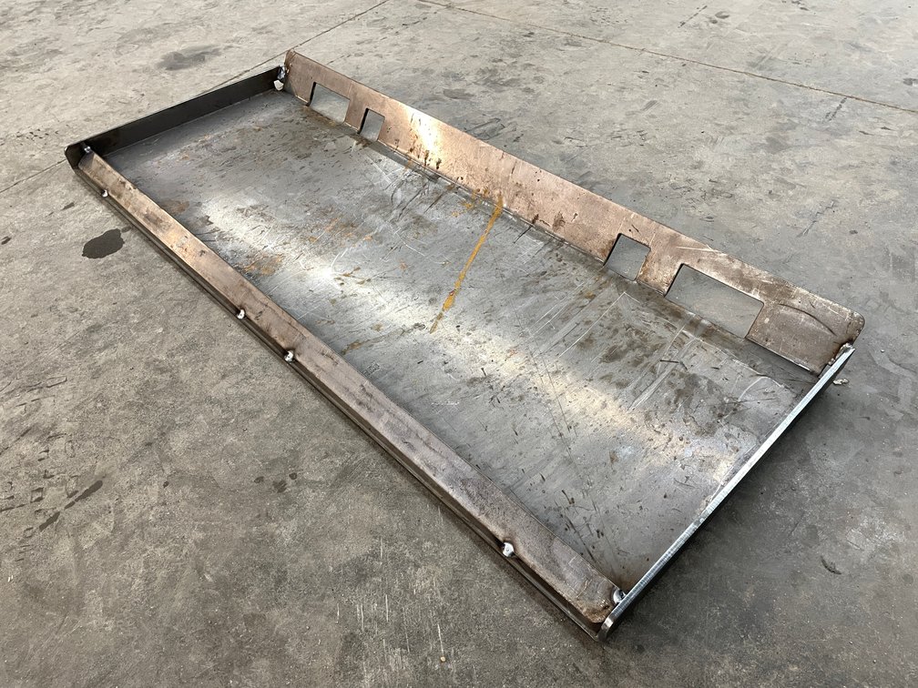 Skid Steer Weldable Attachment Plate