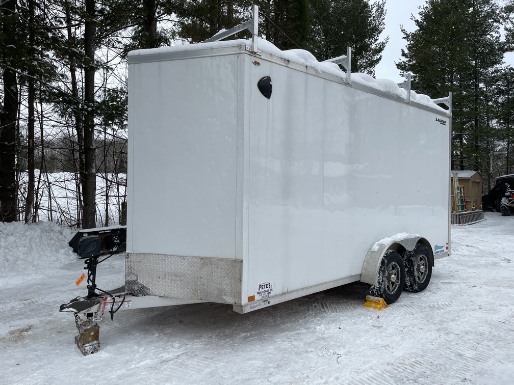 2023 Legend Mfg. 16' Tandem Axle Enclosed Trailer (Has WI Title)