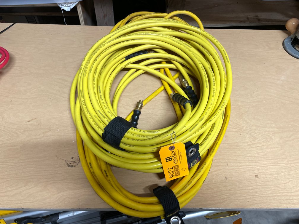 (3) 3/8" Rubber Air Hoses