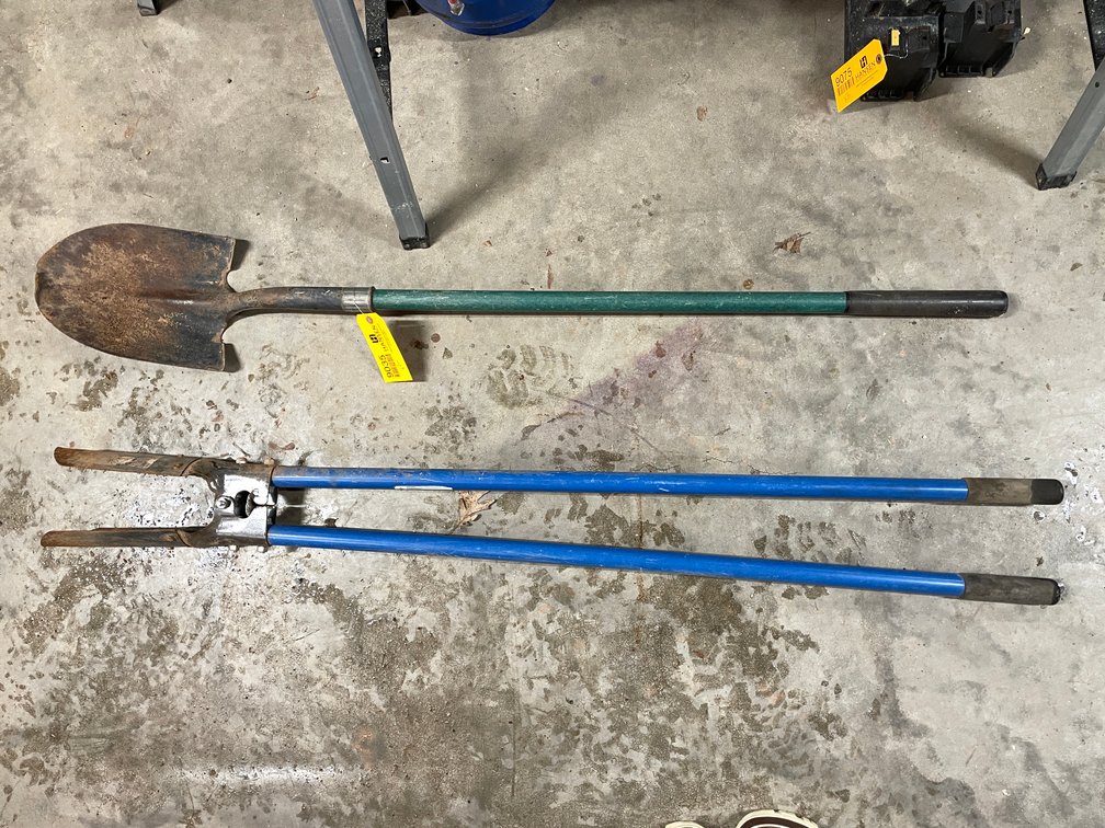 Post Hole Digger and Spade