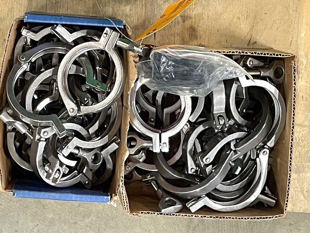 (2) Boxes of Stainless Steel Pipe Cupplers