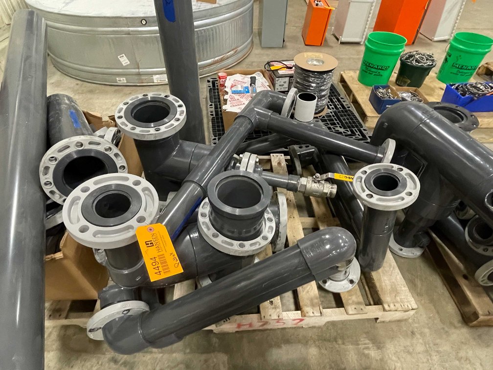 Pallet Full of PVC Pipes