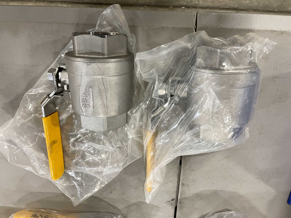 (2) Ball Valves