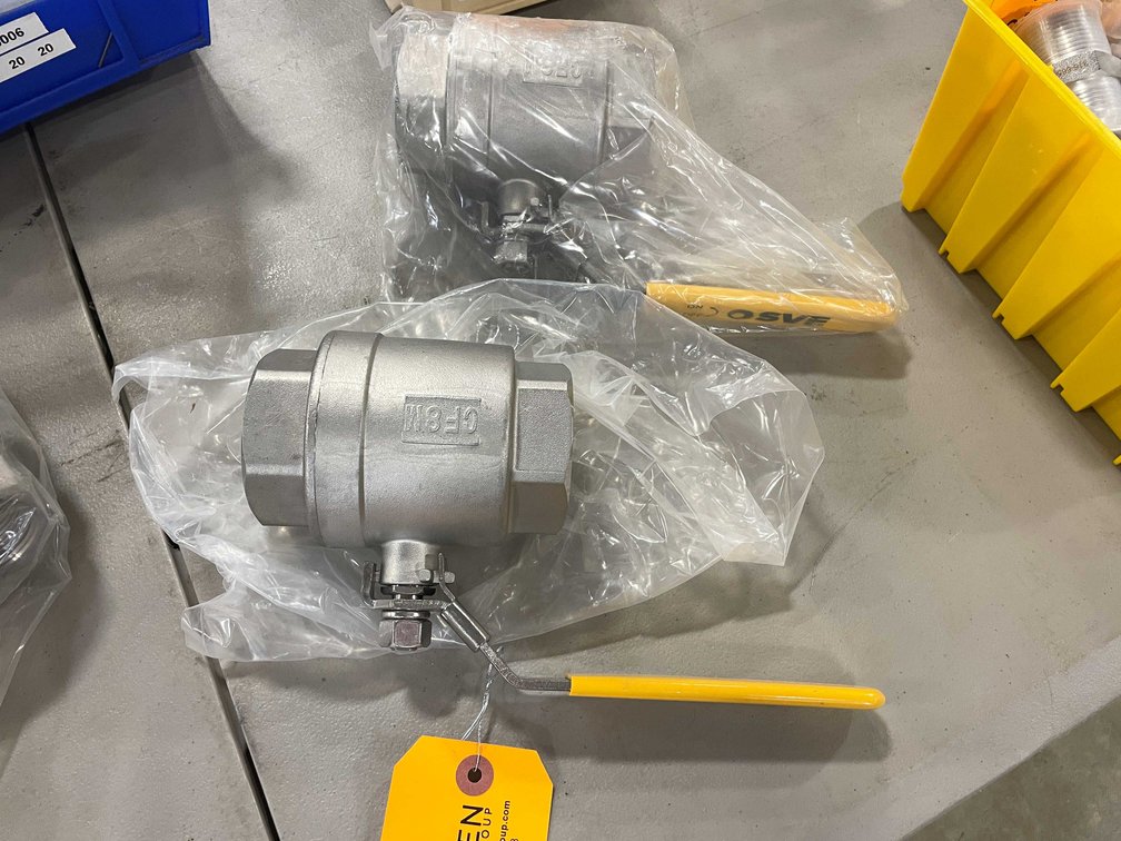 (2) Ball Valves