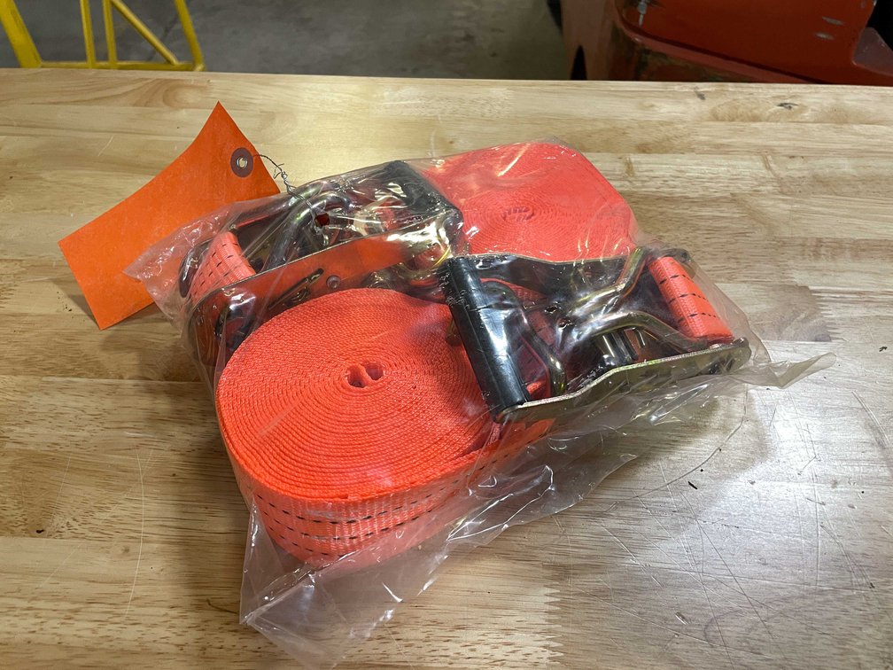 (2) Ratchet Straps, 1-1/2" W x 15' L (PR10)
