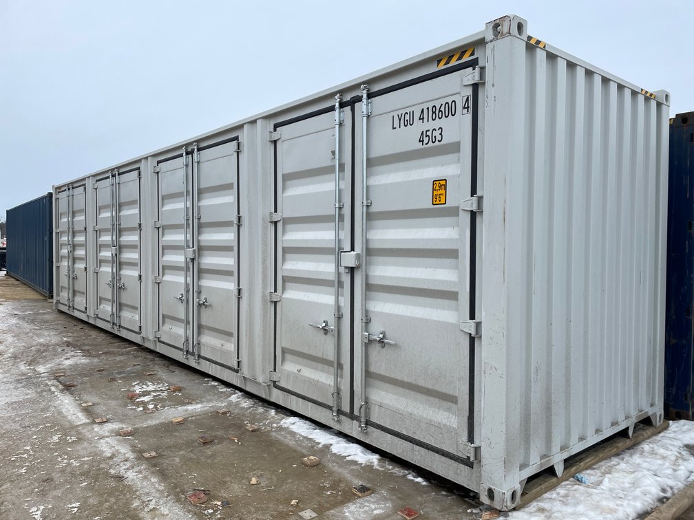 40' High Cube Multi-Door Shipping Container