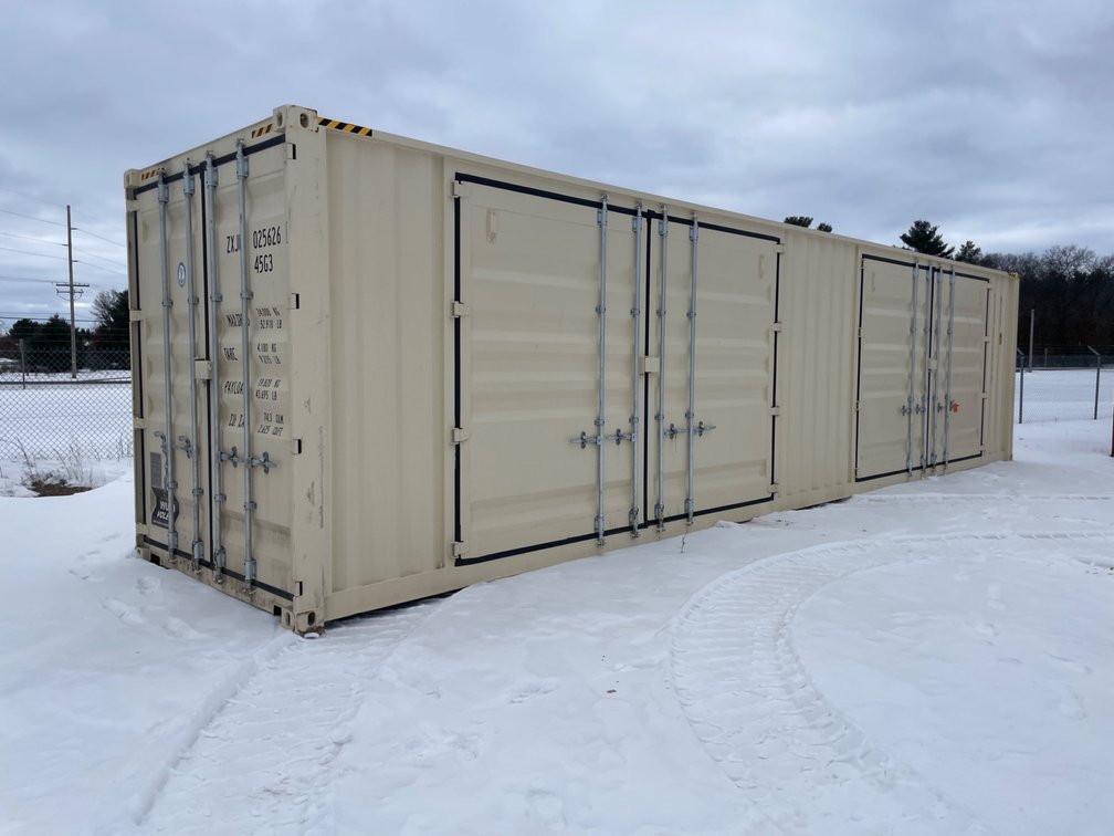 40' High Cube Multi-Door Shipping Container (Mosinee, WI)