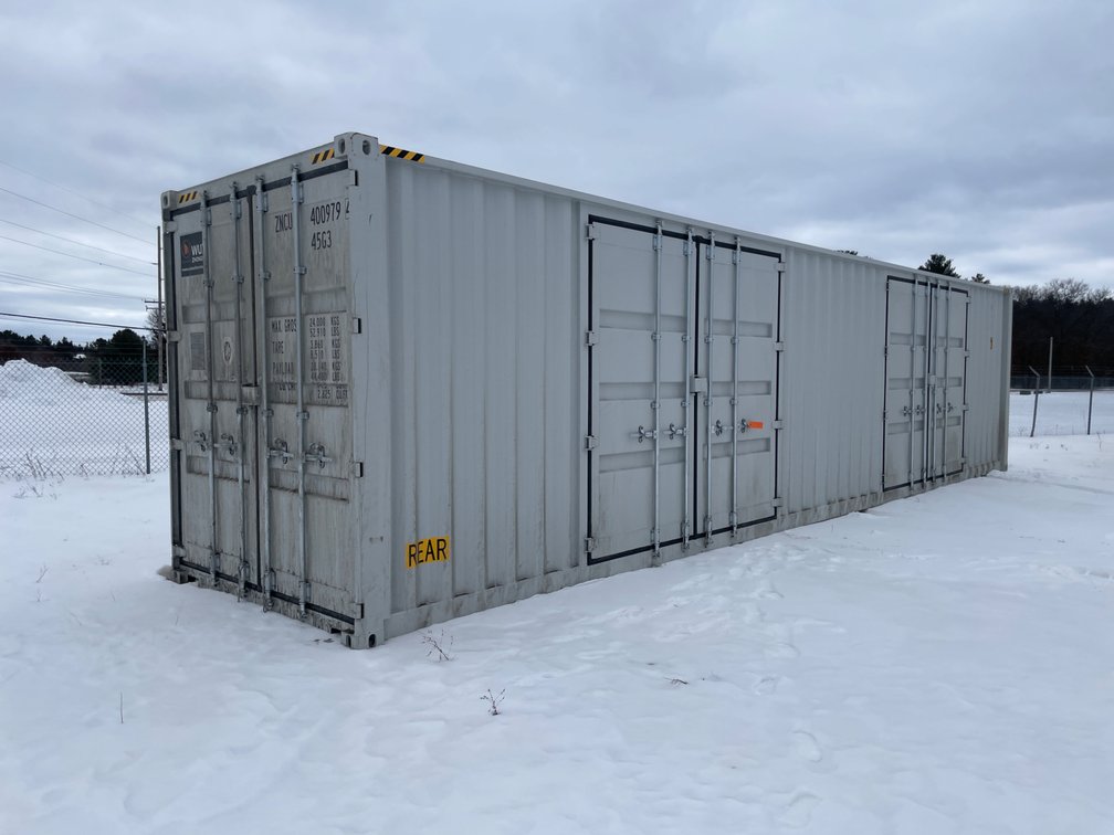 40' High Cube Multi-Door Shipping Container (Mosinee, WI)