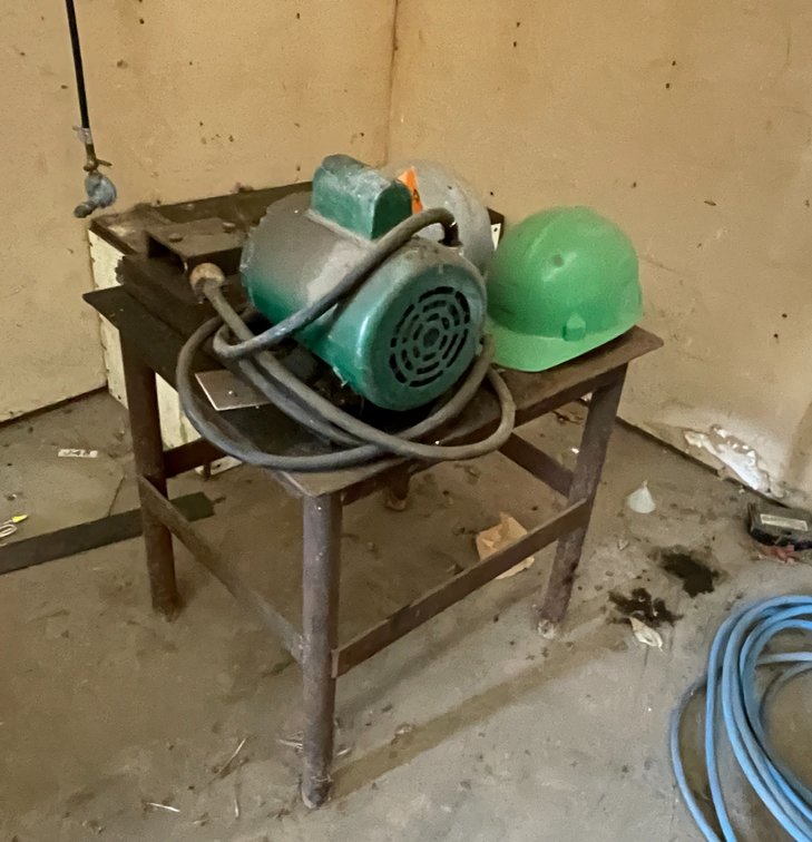Electric Motor on Stand