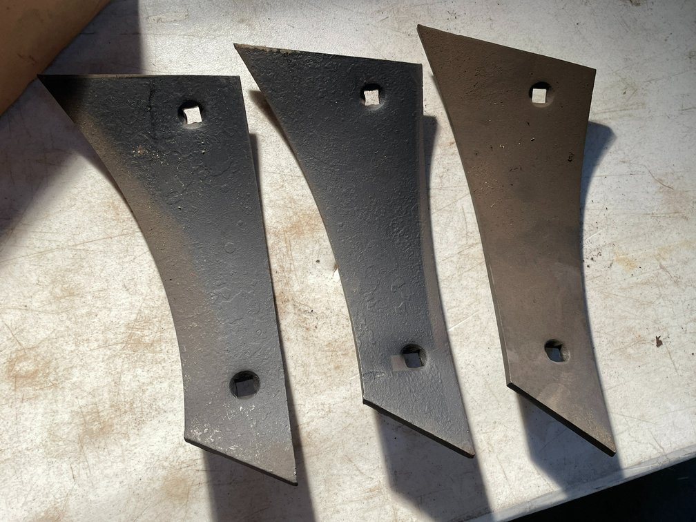 (3) Plow Blades