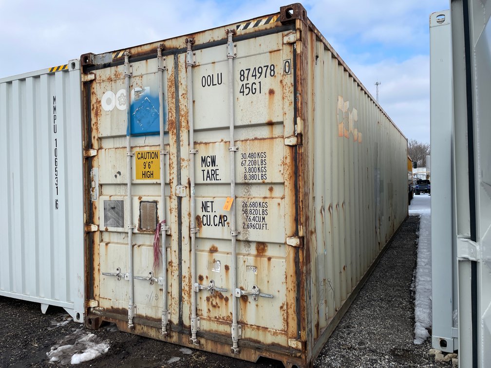 40' High Cube Shipping Container