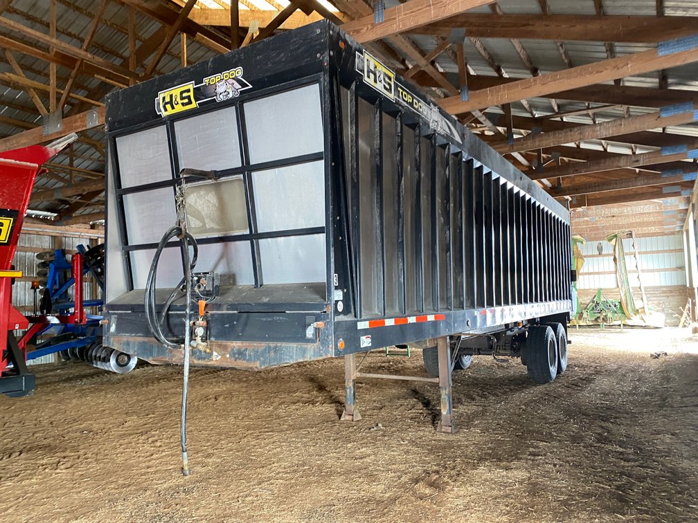 2012 H+S Top Dog 36 Semi Silage Trailer (No Title) (Chili, WI)