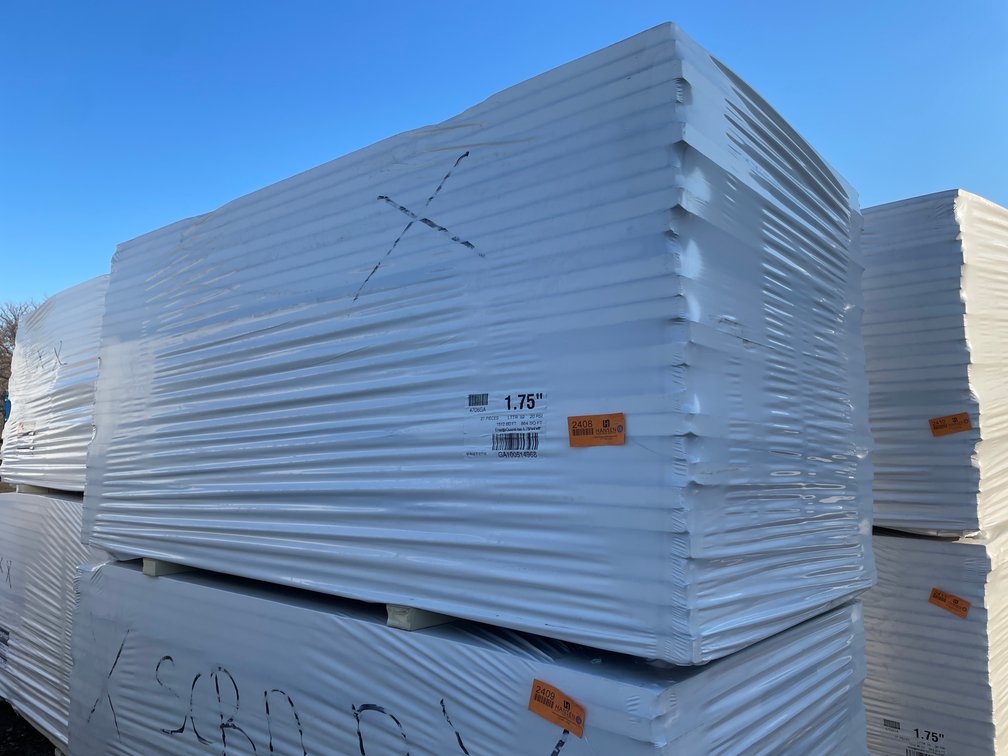 (27 Sheets) 1.75" Thick - GAF Energy Guard Polyiso