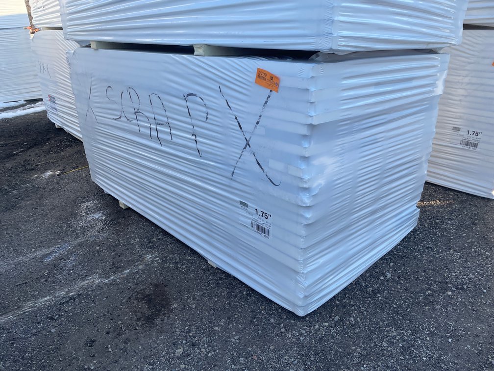 (27 Sheets) 1.75" Thick - GAF Energy Guard Polyiso