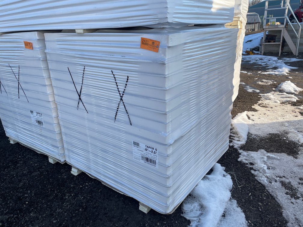 (32 Sheets) Taper Q .50-2.50" Thick - GAF Energy Guard Polyiso