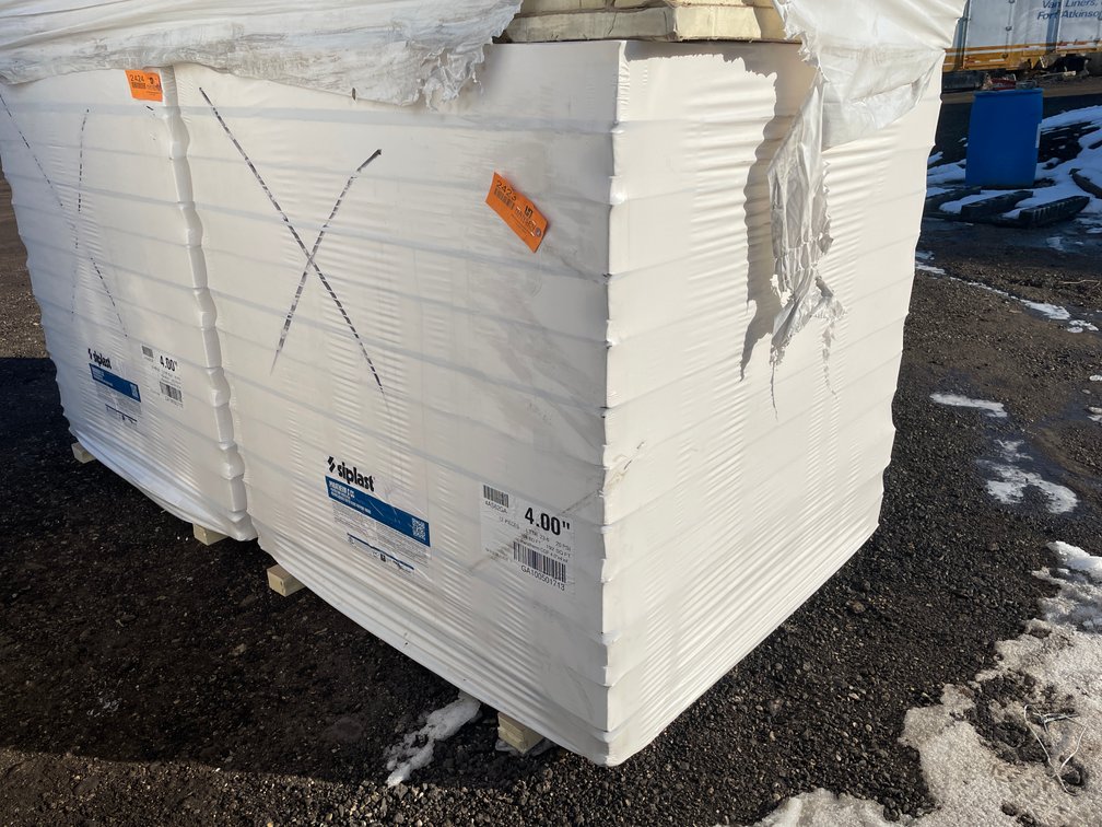 (12 Sheets) 4.00" Thick - GAF Energy Guard Polyiso