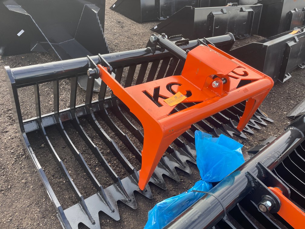 76" Single Cylinder Skeleton Grapple Bucket