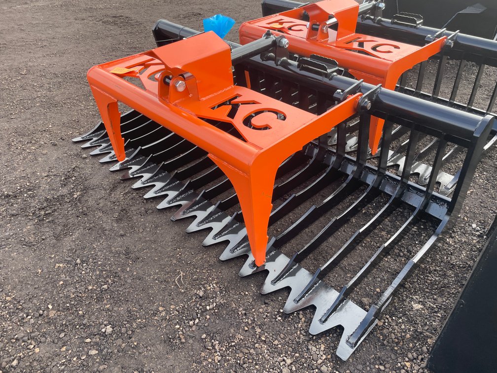 76" Single Cylinder Skeleton Grapple Bucket