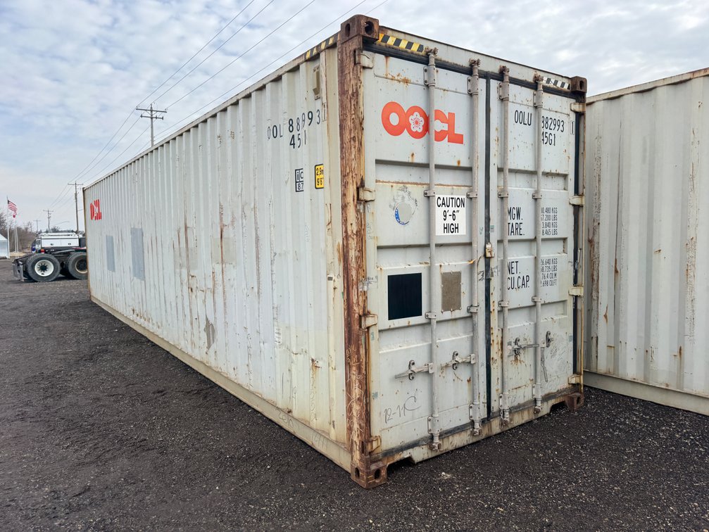 Used, 40' Long Cube Shipping Container