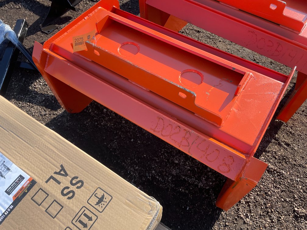 36" Mini Skid Steer Snow Pusher