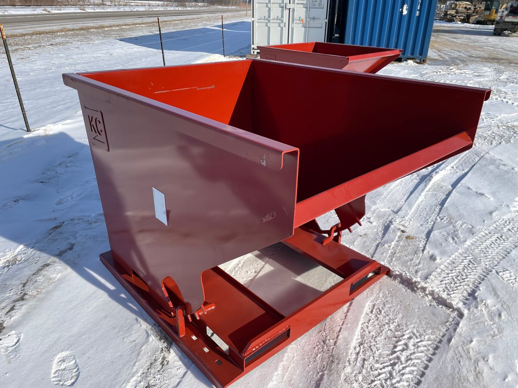 New KC Self Dumping Hopper with Fork Pockets