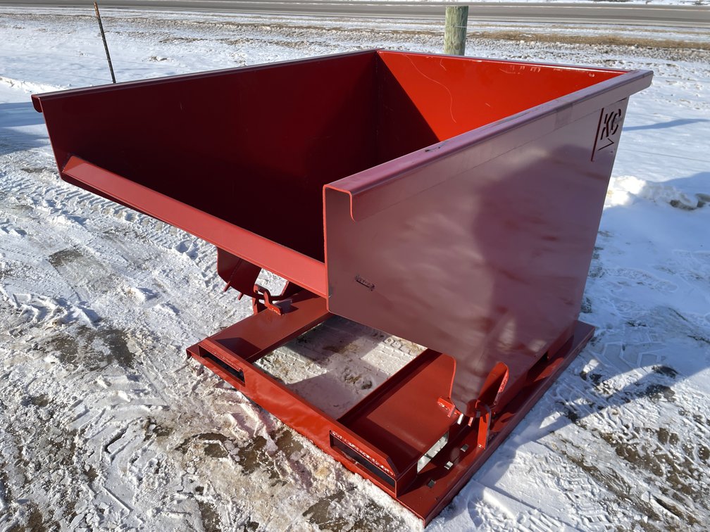 New KC Self Dumping Hopper with Fork Pockets
