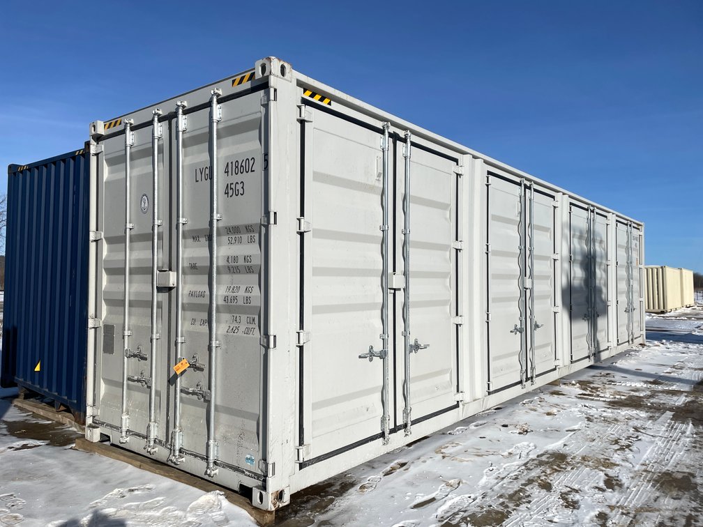 40' High Cube Multi-Door Shipping Container