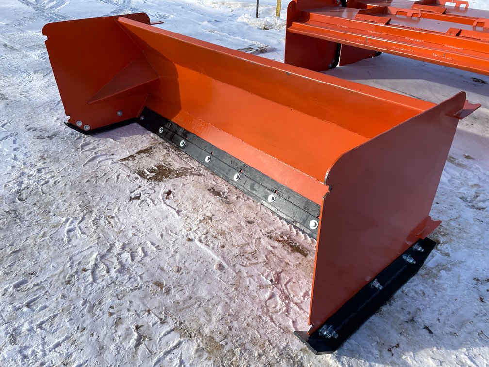 New 8' Snow Pusher for Skid Steer
