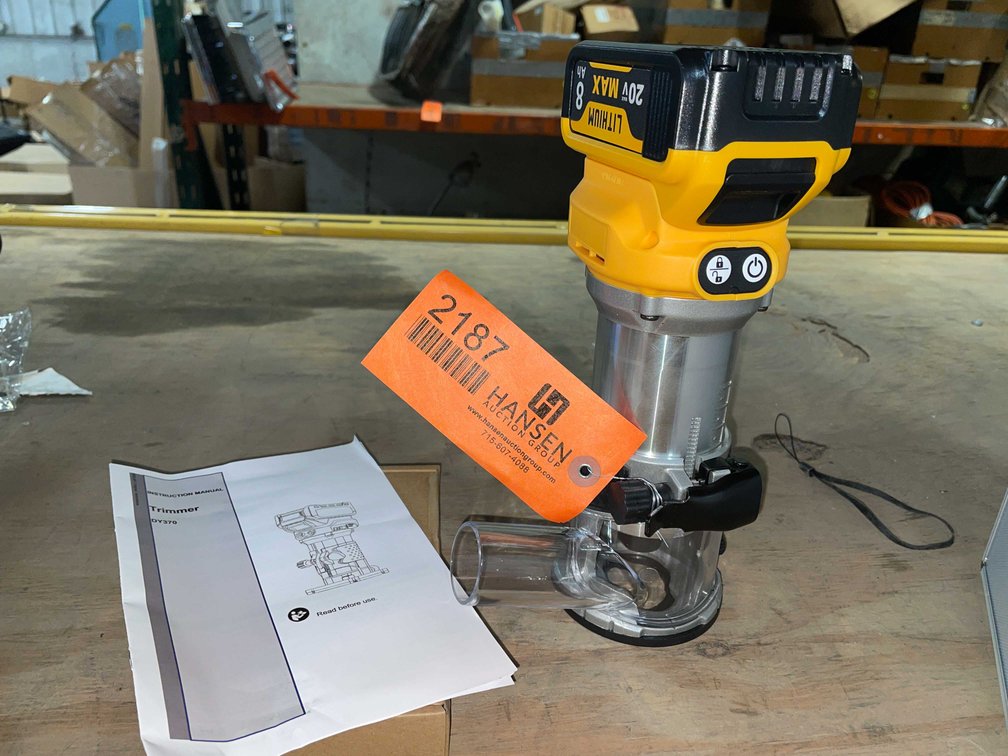 DeWalt Compatible 20V Cordless Trimmer/Wood Router and Battery (PR11)
