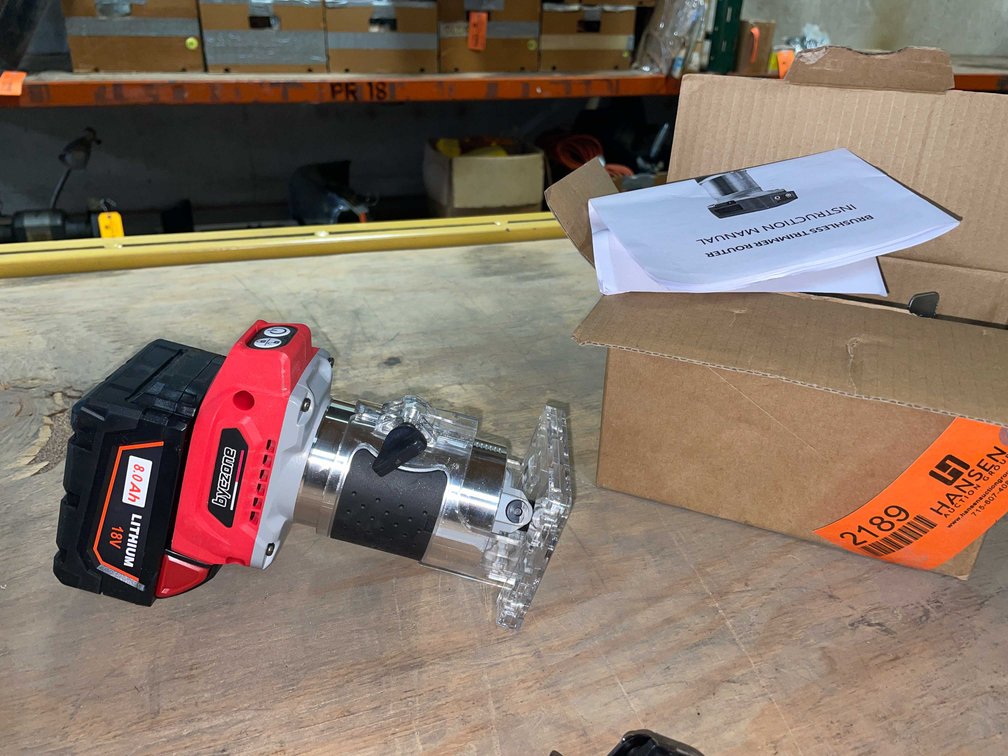 Milwaukee Compatible 18V Cordless Trimmer/Wood Router and Battery (PR11)