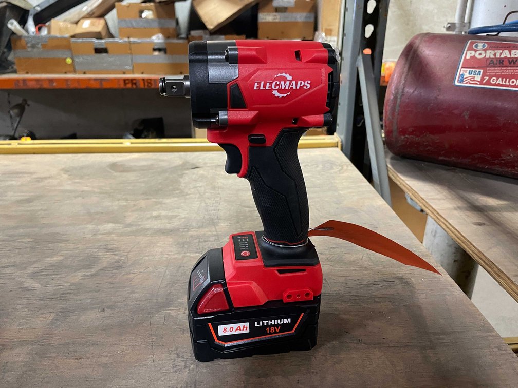 Milwaukee Compatible 18V Cordless 1/2" Impact and 8ah Battery (PR11)